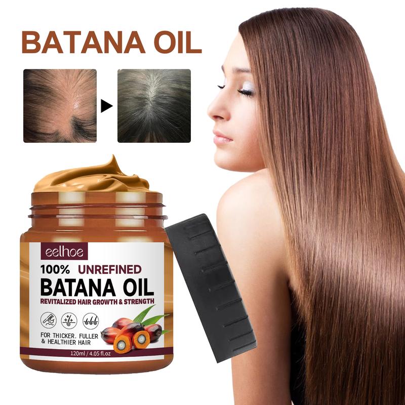 Batana Oil for Hair Growth 100% Batana Oil from Honduras as Hair Mask, Repairs Damaged Hair & Skin, Reduces HairLoss 4oz (118ml) Haircare Comfort