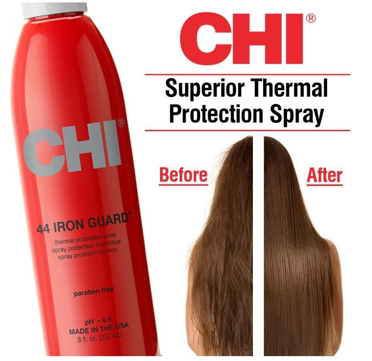 CHI 44 Iron Guard Thermal Protection Spray, Clear, 8 Fl Oz