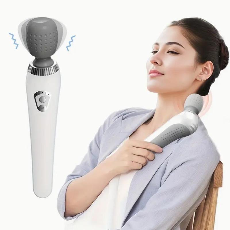 Portable Electric Massage Stick, 1 Count USB Rechargeable Muscle Relaxation Massager, Professional Massage Tool for Back, Neck, Leg, Waist, Christmas Gift