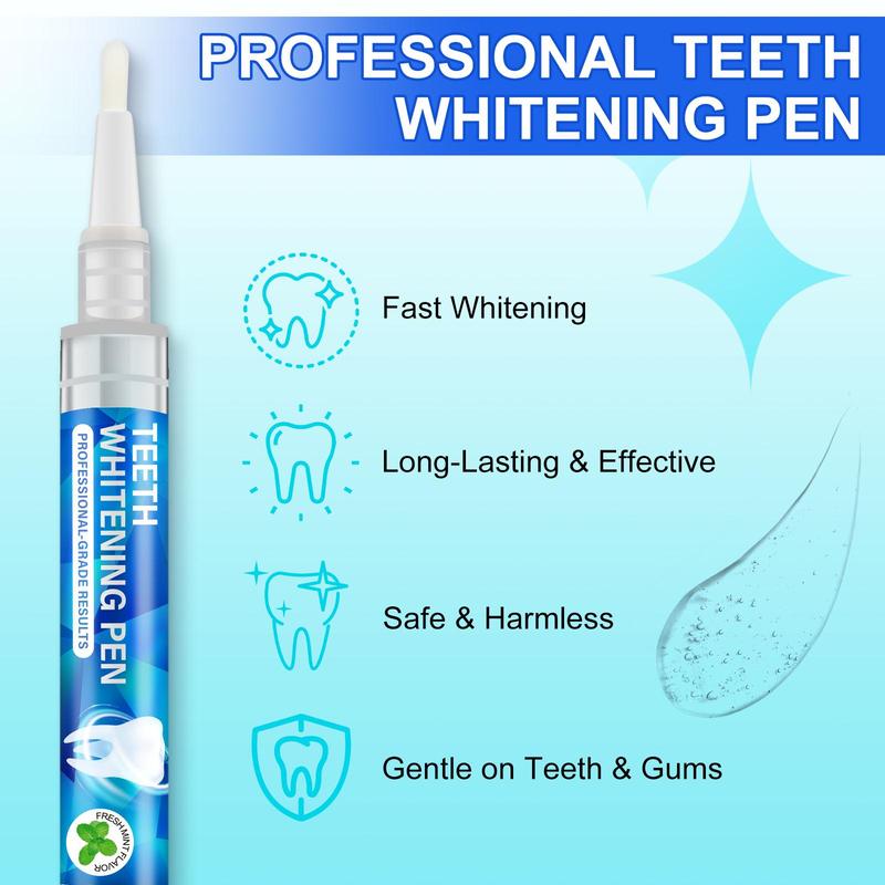 Teeth Brightening Pen, 6 Counts box Teeth Care Products, Professional Teeth Brightening Products, Oral Care Products for Men & Women