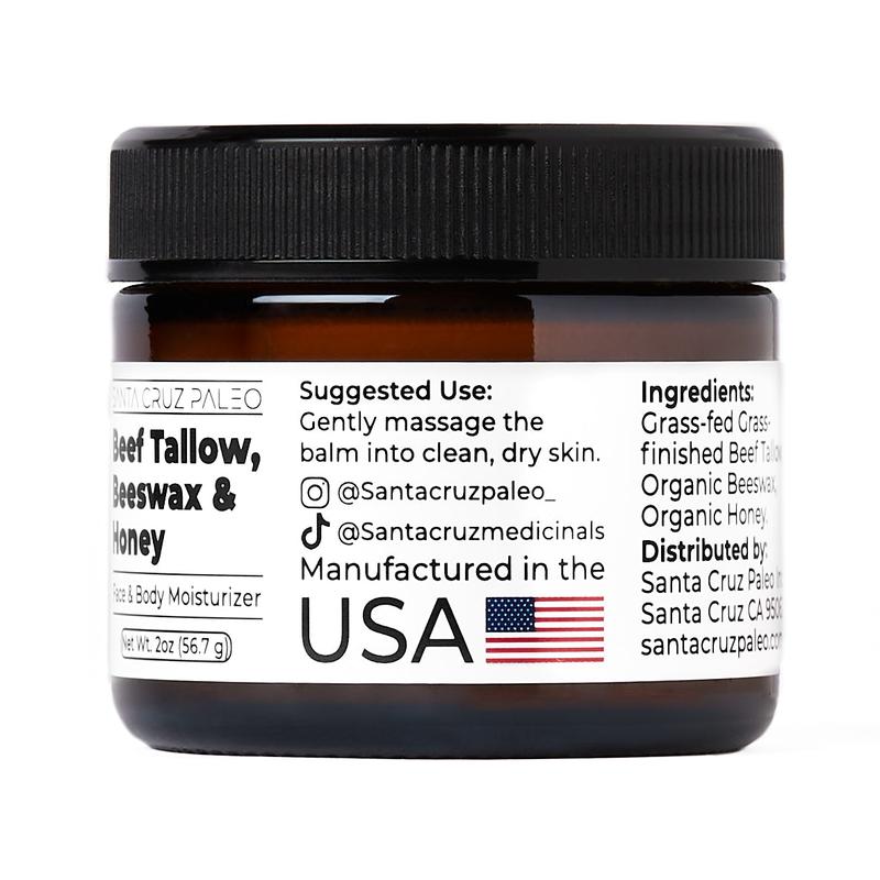 Beef Tallow Beeswax and Honey Moisturizer