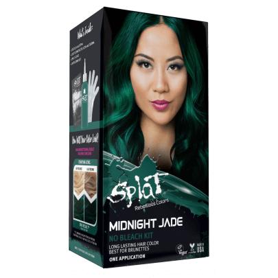 Midnight Jade No Bleach Green Semi-Permanent Hair Dye Kit