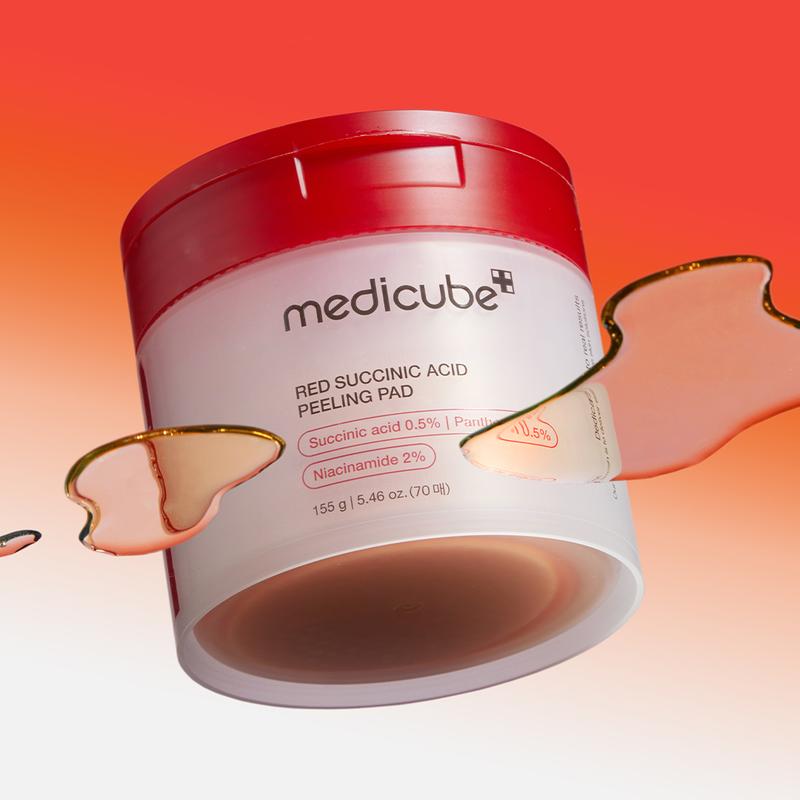 [Medicube Official] Red Succinic Acid Pahnthenol Pads |  Niacinamide + Salicylic Acid