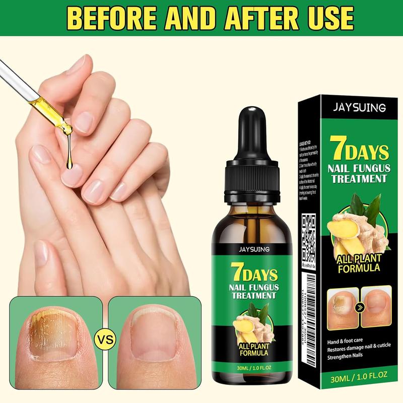 [2 Pack 60%ОFF] 7 Days Nail Care Serum Ginger Extract Nail Essence - Repairand Strengthen for Glowing, Beautiful Nails