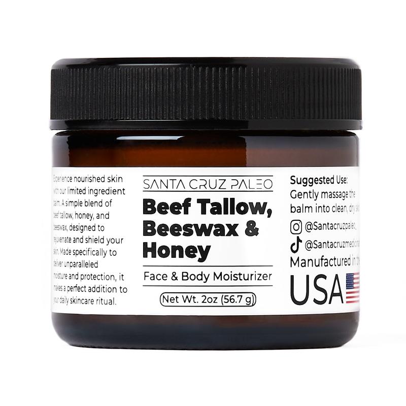 Beef Tallow Beeswax and Honey Moisturizer