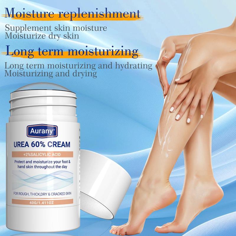 60% Urea & 2% Salicylic Acid Foot Care Cream, Moisturizing Foot Cream for Rough, Thick, Dry, Cracked Skin, Soften & Moisturizer Skin for Feet, Knees, Hand