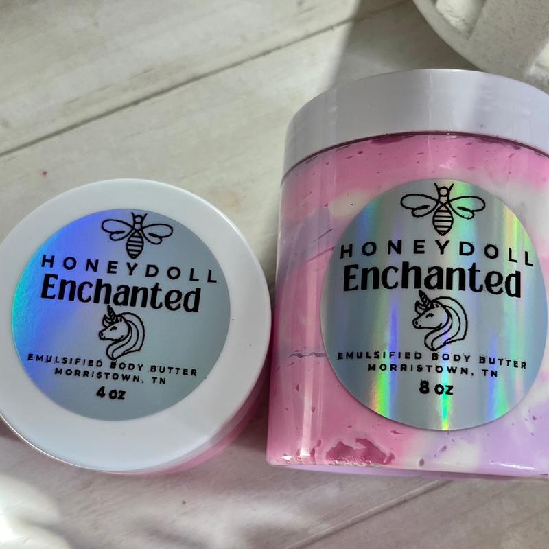 Enchanted Emulsified Body Butter with Berries Citrus Peach and Musk Fragrance - Body Care