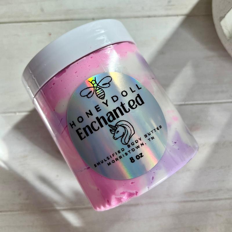 Enchanted Emulsified Body Butter with Berries Citrus Peach and Musk Fragrance - Body Care