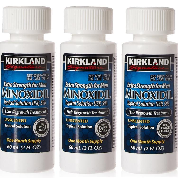 Kirkland Minoxidil 5% Extra Strength 1,2,3, 6 Months Supply Men Hair Regrowth Hair Care Daily