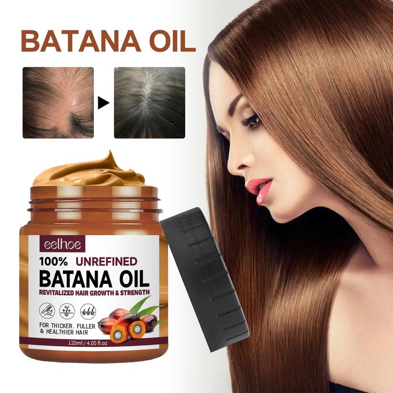 Batana Oil for Hair Growth 100% Batana Oil from Honduras as Hair Mask, Repairs Damaged Hair & Skin, Reduces HairLoss 4oz (118ml) Haircare Comfort