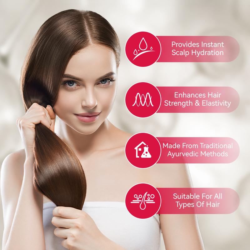 PLAVOGUE Hair Treatment Serum Christmas Gifts- Hail Oil, No Rinse with Argan Macadamia Avocado Oils - Vitamins A C E Pro B5 - Conditioner for Women & Men phytoca hairproducts Haircare Comfort