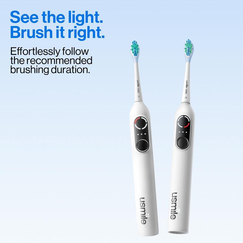 usmile P10 Pro Sonic Electric Toothbrush with USB-C Rechargeable and Pressure Control, Lasting 6 months on Single Charge