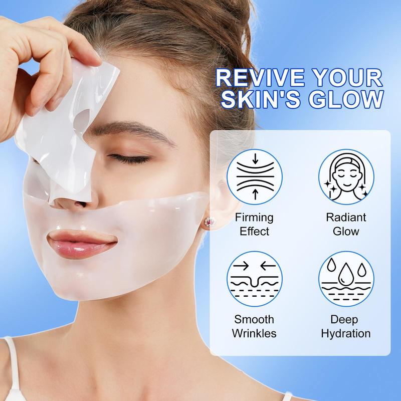 Collagen Firming Mask, 6 Counts set Deeply Moisturizing Facial Masks, Hydrating Facial Mask, Face Mask for Women & Men