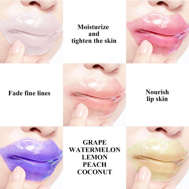 Moisturizing Lip Mask (20pcs), Hydrating Lip Care Patches, Lip Moisturizer Patches, Professional Lip Care Products for Women & Girls