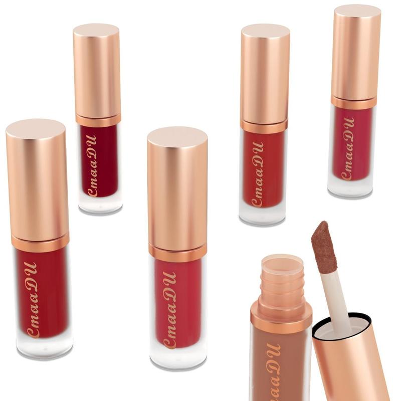 6pcs Matte Velvet Lipstick, Water Proof Matte Lip Balm, Long Lasting Easy Coloring Lip Sticks, Sweat Proof Moisturizing Matte Lipstick