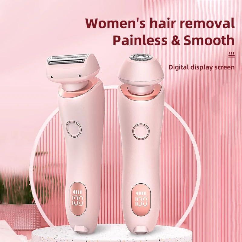 New Display Private Parts Shaver 2 in 1 Ladies Hair Trimming Shaving Instrument Electric Epilator Hair Remover, Christmas Gift