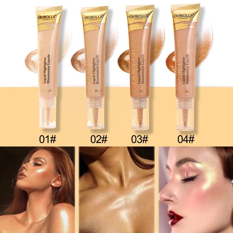 High Powder Spray Glitter High Gloss Spray Powder Makeup Spray for Face Body Cosmetic Bronzer