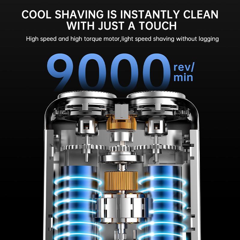 Portable Mini Electric Shaver, Waterproof Electric Shaver, Men's Beard Trimmer, Travel Shaver, Mini Shaver for Travel, Men's Grooming Tool