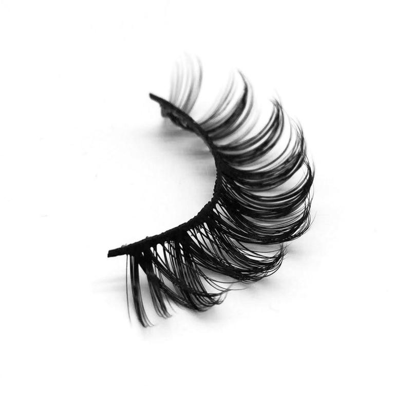 15mm D Curl Fluffy Russian False Eyelashes, Natural Curling Eye Makeup Strip Lashes for Lashes Extensions, Women & Girls Eye Makeup Cosmetic, Christmas Gift