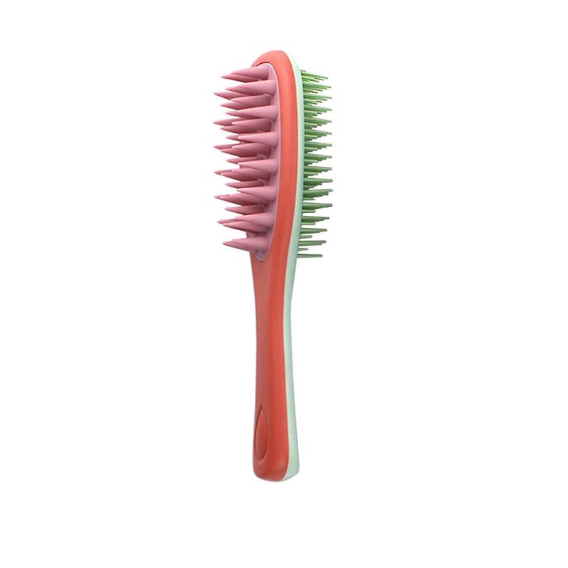 Double-sided Shampoo Brush, Long Handle Scalp Massage Comb, Hair Care & Styling Tool For Women & Men