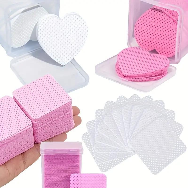 200pcs set Nail Polish Remover Pad, Nail Gel Cleaning Wipes, Absorbent Soft Nail Art Remover Pad, Nail Supplies, Christmas Gift