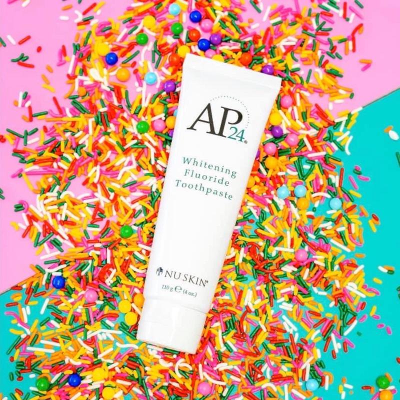 Nuskin AP 24 Whitening Fluoride Toothpaste for Gentle Oral Care - Mint Vanilla, Long-Lasting Clean & Fresh Feel