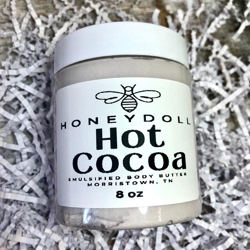 Hot Cocoa Emulsified Body Butter - Moisturizing - Skincare - Chocolate Scented - Body Care