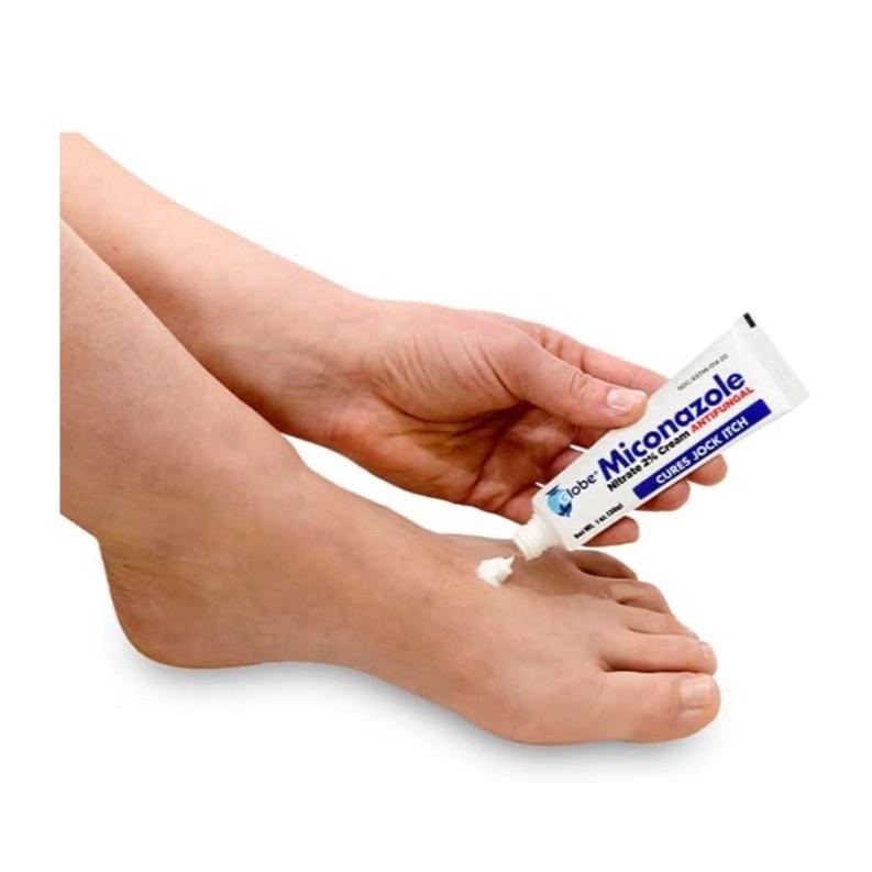 Fungi Cream 2% for Athletes Foot, Jock Itch, Ringworm Relief - 4 oz