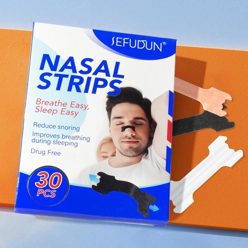 Nasal Strips, 30pcs box Nasal Strips for Snoring, Snoring Relief Nasal Strips, Sleep Aid Nasal Strips, Halloween Personal Care Products, Christmas, Christmas Gift