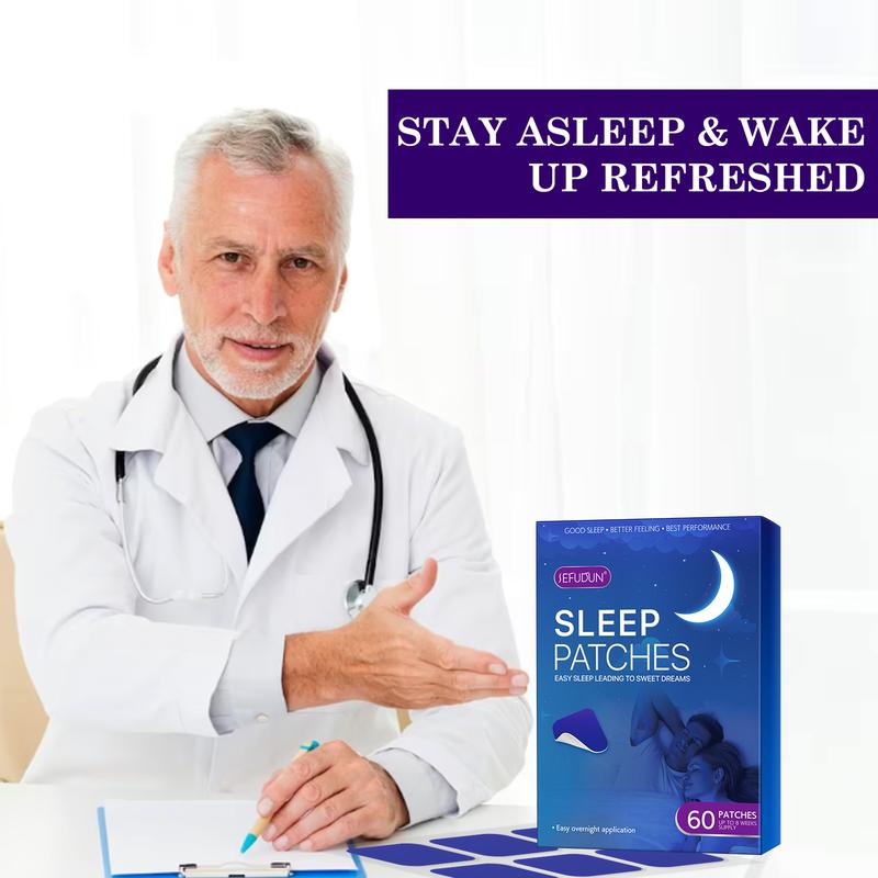 Sefudun Sleep Patches for a Good Night, Sleep Patches for Adults Extra strength Improve Sleep Quality, 60 Patches