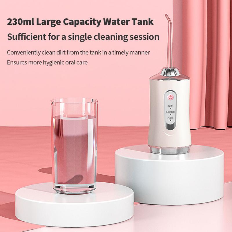 water flosser Christmas Special Offer High Quality High Quality Portable Oral Irrigator Only 9.9 RMB 4 in 1 | Cordless Oral Irrigator with Dly Mode and 4 Nozzles, IPX7 Waterproof, 3 Cleaning Modes, Powerful Mini Bursts for Teeth and Braces Care