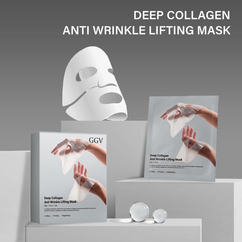 5-Pack Deep Collagen Anti-Wrinkle Power Boosting Mask | The Original Overnight Collagen Mask Suitable for All Skin Types