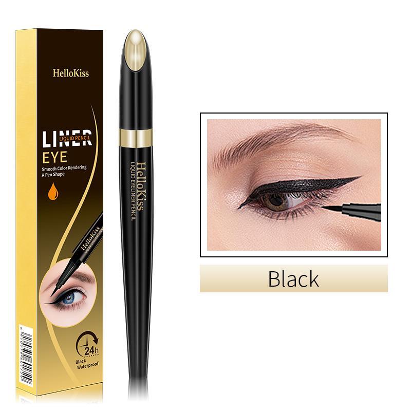 Long Lasting Liquid Eyeliner, 1 Count Quick Drying Eyeliner Pen with Precise Flexible Tip and Comfortable Grip, Easy to Apply for Eye Makeup, Professional Daily Makeup Accessories