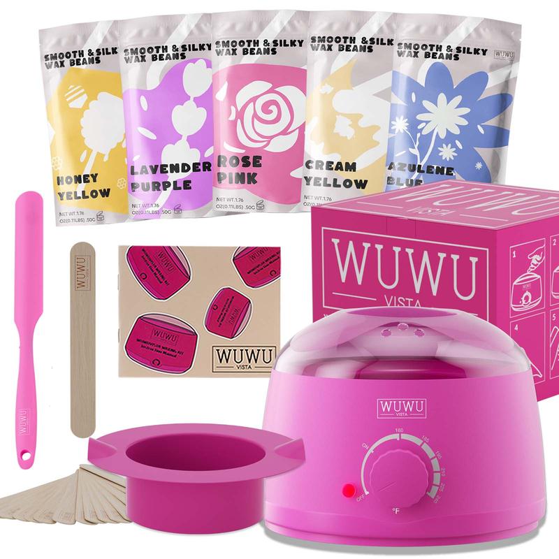 Wax Warmer Kit, 1 Set Waxing Kit for Women, Wax Warmer for Hair Removal, Professional Hair Removal Machine for Home Use