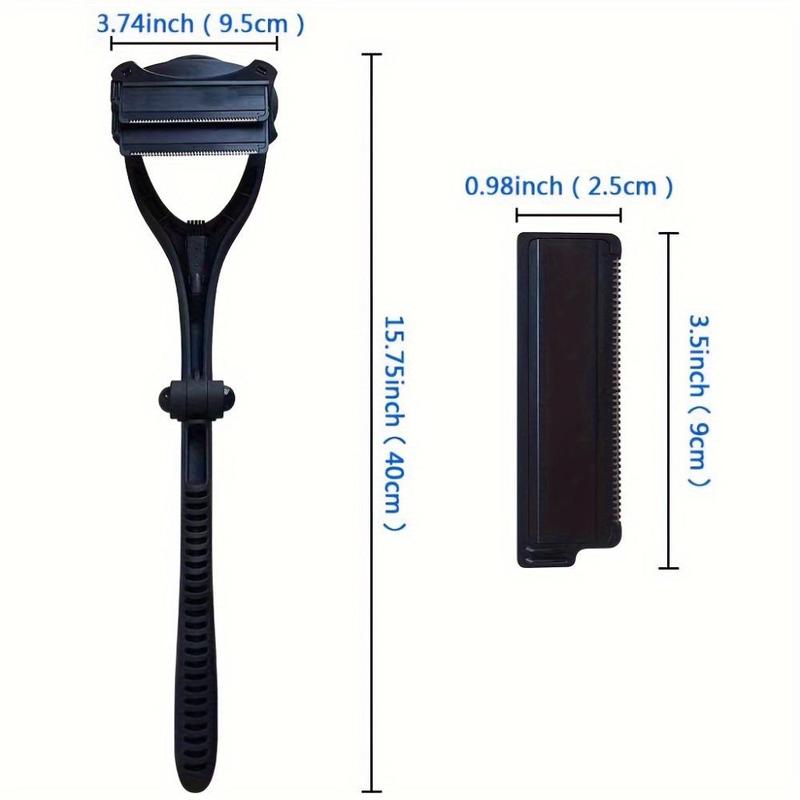 Back Shavers For Men: The DIY Back Hair Shaver For Men With Safety Blade Technology & Ergonomic Handle, Wet Or Dry Shaving (Extra Blades Included) Men's Manual Comfort