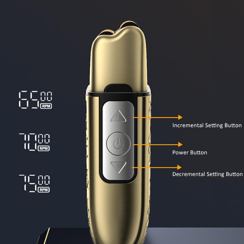 CHIN Men's professional electric shaver - efficient reciprocating shaver, fast charging, long-lasting durability, wet and dry dual use, waterproof design, comfortable skin-fitting technology, ergonomic design, LED display Smooth Plug electric shaver