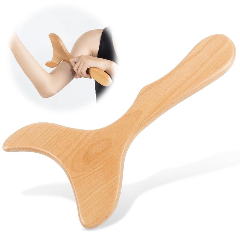 Wooden Gua Sha Tool, Wooden Lymphatic Drainage Massager, Body Sculpting Tool Paddle, Body Contouring and Shaping Tool