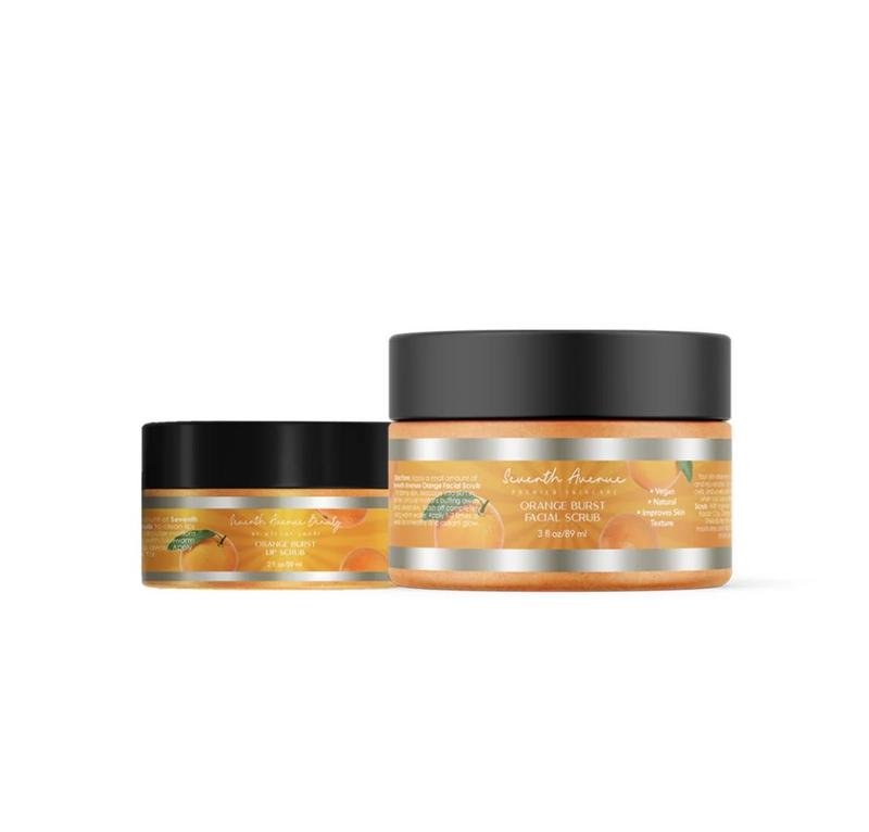 Vegan Face & Lip Scrub Duo Collection: Buy one or get them all! Radiant Skincare