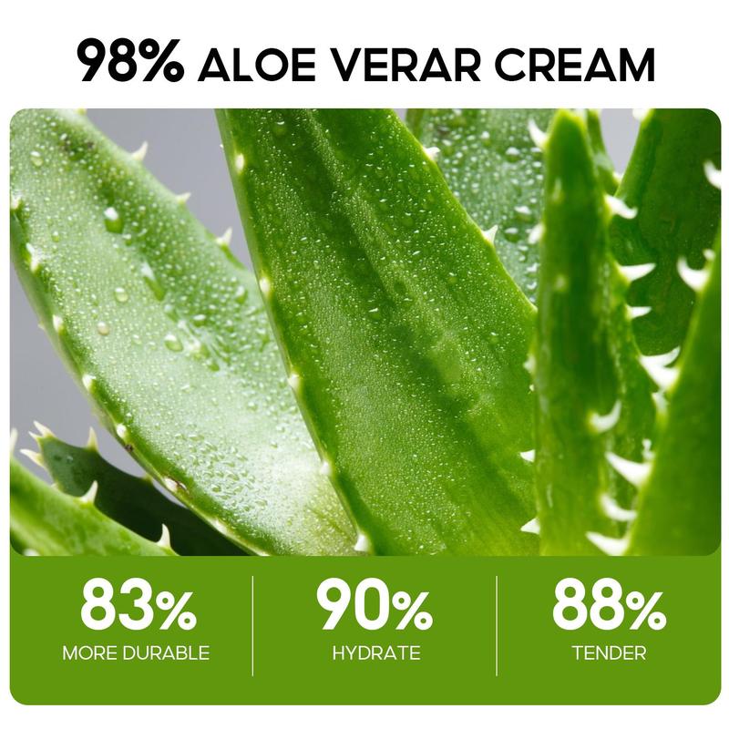 Aloe Vera Facial Moisturizing Cream, Refreshing & Non-greasy Face Moisturizers for Women, Soothing Skin Care Products