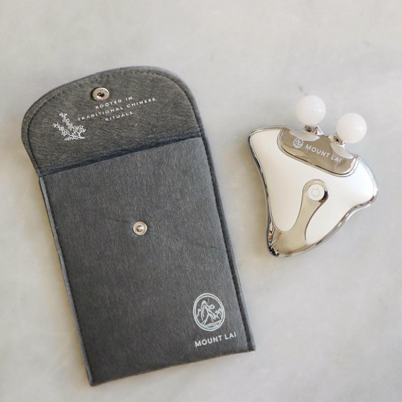 The Vitality Qi LED Gua Sha Device with Protective Pouch