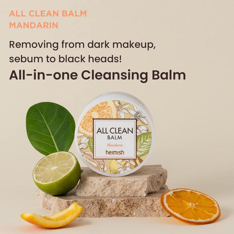 [heimish]  All Clean Balm Mandarin 120ml, Deep Cleansing, Moisturizing Cleansing Balm, One Step All at Once Cleansing Balm, Daily Cleansing Balm, Multi Cleanser, Korean Skincare, Viral Cleanser