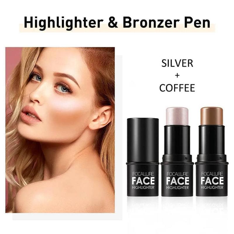 Highlighter & Bronzer Pen #1 SILVER Contour Makeup