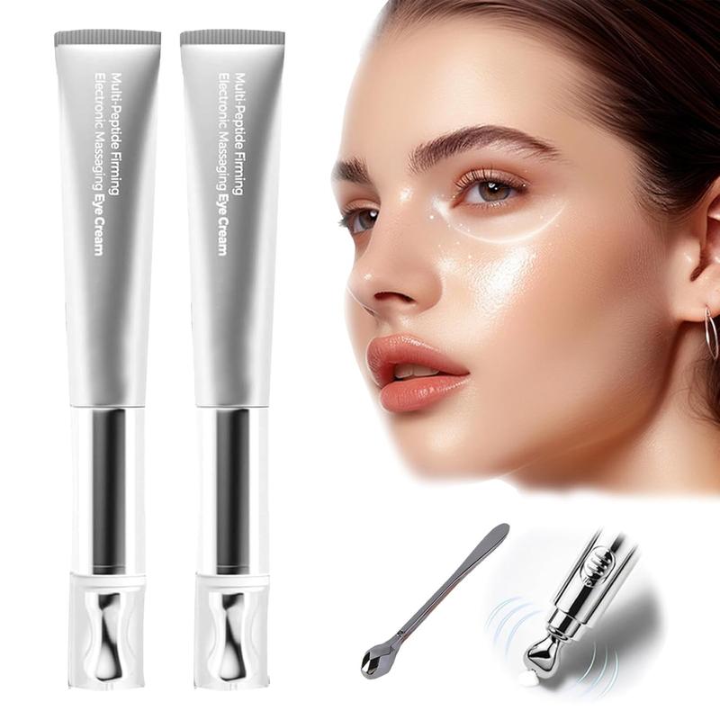 WNP Wrinkle Eraser Massaging Eye Cream [Vegan] | Multi-Peptide Firming and Electronic Massager Comfort Repair Skin Skincare