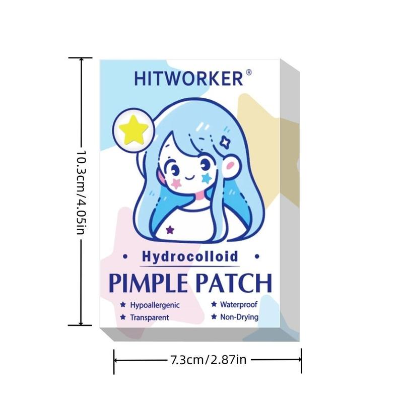 Star Shaped Pimple Patch, 240pcs box Colorful Hydrocolloid Acne Covering Patch, Skin Care Product for Women & Men