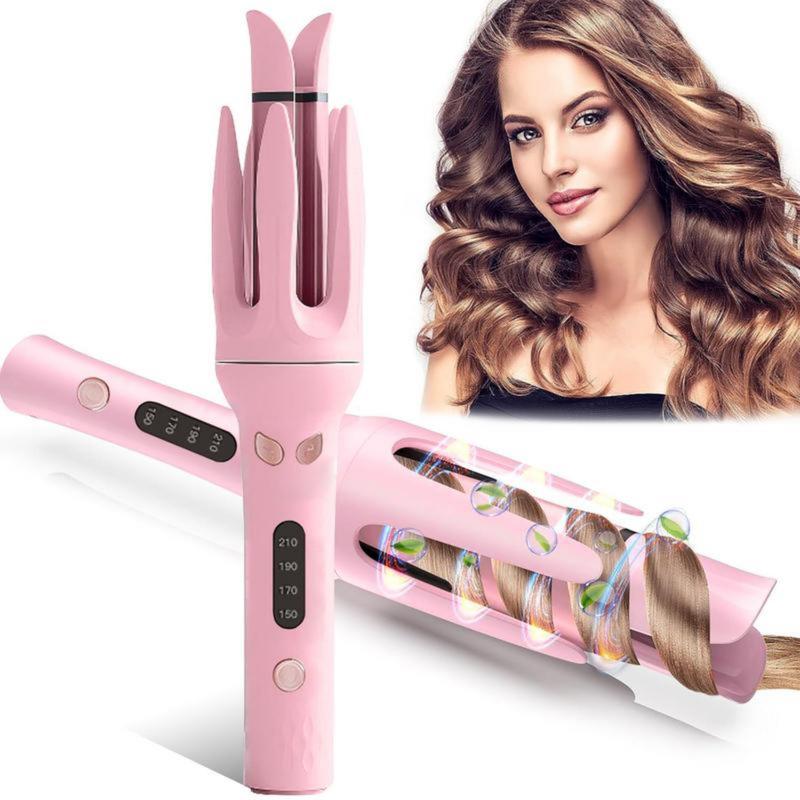 Automatic Hair Curling Iron,28mm Hair Curler Styling Tools for Home,Negative Ion Automatic Hair Curl Wand,4 Modes Temperatures Curling Iron for Women