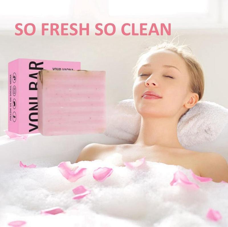 3PCS  Premium Cleansing Intimate Soap Yoni Bar - Floral Mint Scent - 