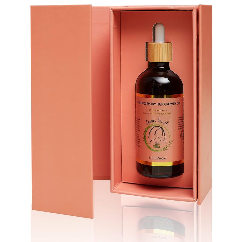 Eman’s secret Ayruvedic Hair Growth Oil Nourishing Chebe Rosemary Haircare Comfort for all hair types Comb