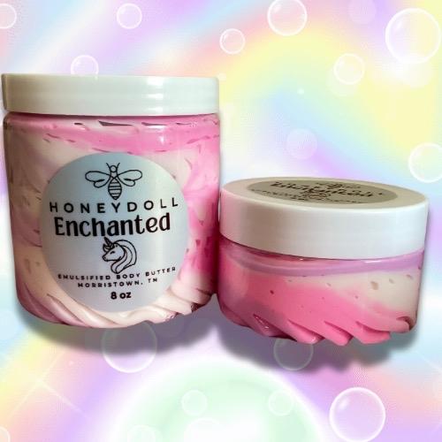 Enchanted Emulsified Body Butter with Berries Citrus Peach and Musk Fragrance - Body Care