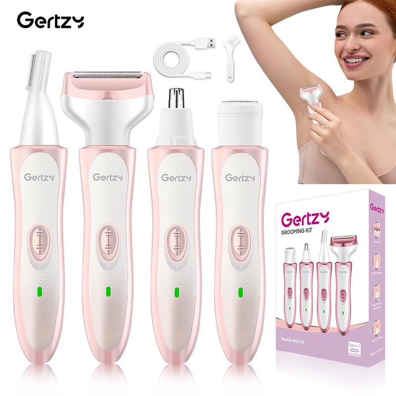 4 in 1 Electric Shaver, 1 Set Multifunctional Electric Hair Trimmer, Nose Hair Shaver, Personal Care Appliances for Women