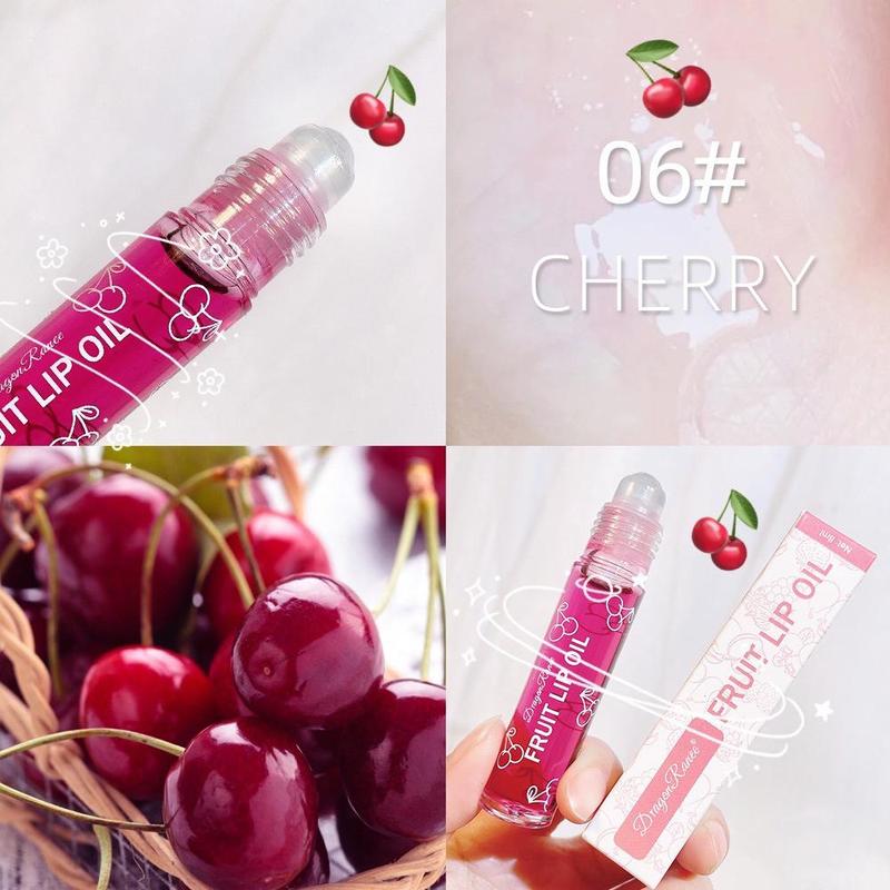 Fruit Lip Oil, 6 Counts set Moisturizing Lip Balm, Lip Oils Lip Gloss, Lip Mask Lip Tint, Hydrating Lip Care Product for Dating and Daily, Lip Care Beauty Products, Makeup Products, Christmas Gifts